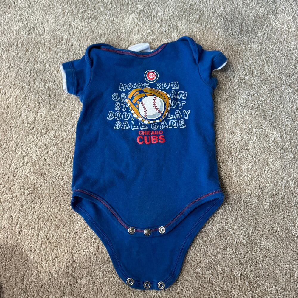 Genuine MLB Merchandise Chicago Cubs Baby Bodysuit Baseball Fan 6 - 9 Months